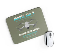 Thumbnail for DJI Mavic Air 2 design on green army rectangle mouse pad