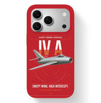 Thumbnail for Dassault Mystère IV A design on red magsafe iphone case, for iPhone 17 Pro