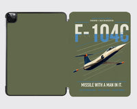Thumbnail for F-104C Starfighter design on green army ipad tablet case
