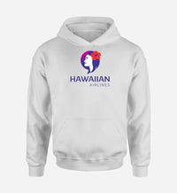 Thumbnail for Hawaiian Airlines logo printed on white hoodie
