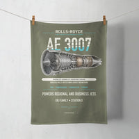 Thumbnail for AE 3007 design on green army towel