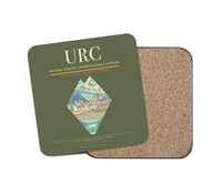 Thumbnail for Urumqi Diwopu International Airport (URC) design on green army 1 piece coaster