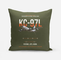 Thumbnail for KC-97L STRATOFREIGHTER design on green army pillow