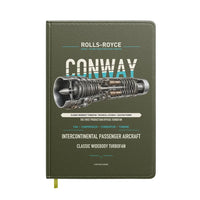 Thumbnail for CONWAY design on green army notebook