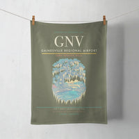 Thumbnail for Gainesville Regional Airport (GNV) design on green army towel