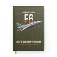 Thumbnail for English Electric Lightning F6 design on green army notebook