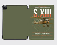 Thumbnail for SPAD S.XIII C.1 design on green army ipad tablet case