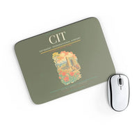 Thumbnail for Shymkent International Airport (CIT) design on green army rectangle mouse pad