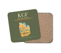 Thumbnail for Sary-Arka Airport (KGF) design on green army 1 piece coaster