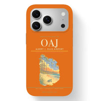 Thumbnail for Jacksonville Airport (OAJ) design on orange iPhone 17 Pro MagSafe case