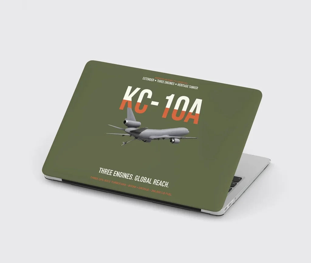 KC-10A EXTENDER design on green army MacBook case