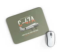 Thumbnail for C-47A Skytrain design on green army rectangle mouse pad