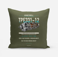 Thumbnail for TPE331-12 design on green army pillow