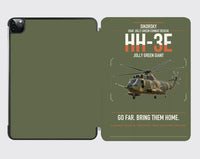 Thumbnail for Sikorsky HH-3E Jolly Green Giant design on green army ipad tablet case