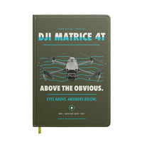 Thumbnail for DJI Matrice 4T design on green army notebook