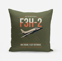 Thumbnail for F3H-2 Demon design on green army pillow