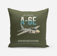 Thumbnail for A-6E Intruder design on green army pillow