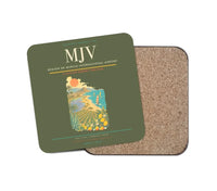 Thumbnail for Región de Murcia International Airport (MJV) design on green army 1 piece coaster