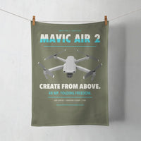 Thumbnail for DJI Mavic Air 2 design on green army towel