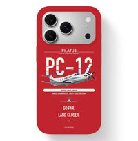 Thumbnail for PC-12 PRO Case design on red iphone case