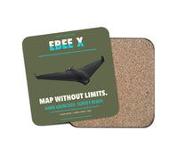 Thumbnail for AgEagle eBee X design on green army 1 piece coaster