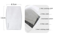Thumbnail for Face mask printed with No Design Protective Face Mask on the front panel — view 14