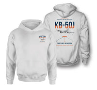 Thumbnail for KB-50J Superfortress design on white double-side hoodie, double-side print