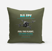 Thumbnail for DJI FPV design on green army pillow