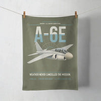 Thumbnail for A-6E Intruder design on green army towel
