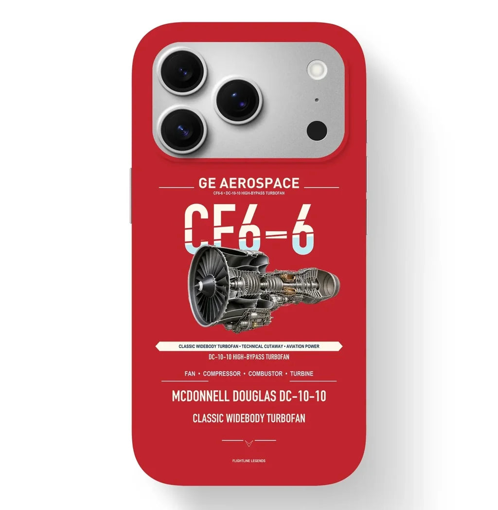 CF6-6 Case design on red iphone case