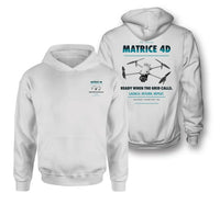 Thumbnail for DJI Matrice 4D design on white hoodie
