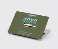 Thumbnail for Bombardier Learjet 40XR design on green army MacBook case