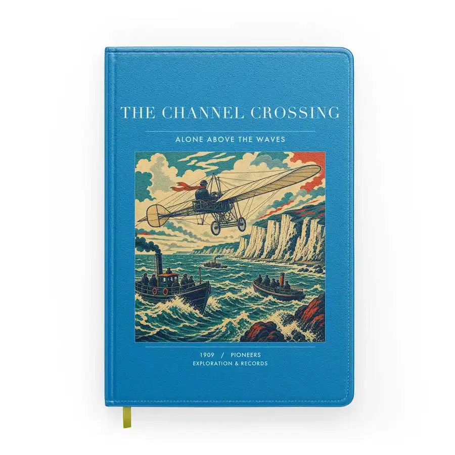 VINTAGE G4002 - The Channel Crossing - Designed Notebooks design on turquoise