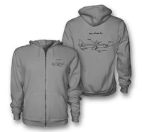 Thumbnail for Customisable How Planes Fly Hoodie - view 14