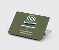 Thumbnail for Beechcraft Baron G58 design on green army MacBook case