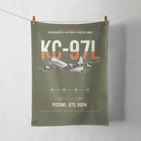 Thumbnail for KC-97L STRATOFREIGHTER design on green army towel