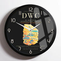 Thumbnail for Al Maktoum International Airport DWC Wall-Clock Framed - Black