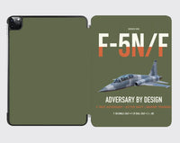 Thumbnail for F-5N F Adversary design on green army ipad tablet case