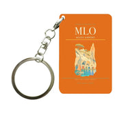 Thumbnail for Milos Airport (MLO) design on orange key chain