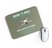 Thumbnail for DJI Mini 3 Pro design on green army rectangle mouse pad