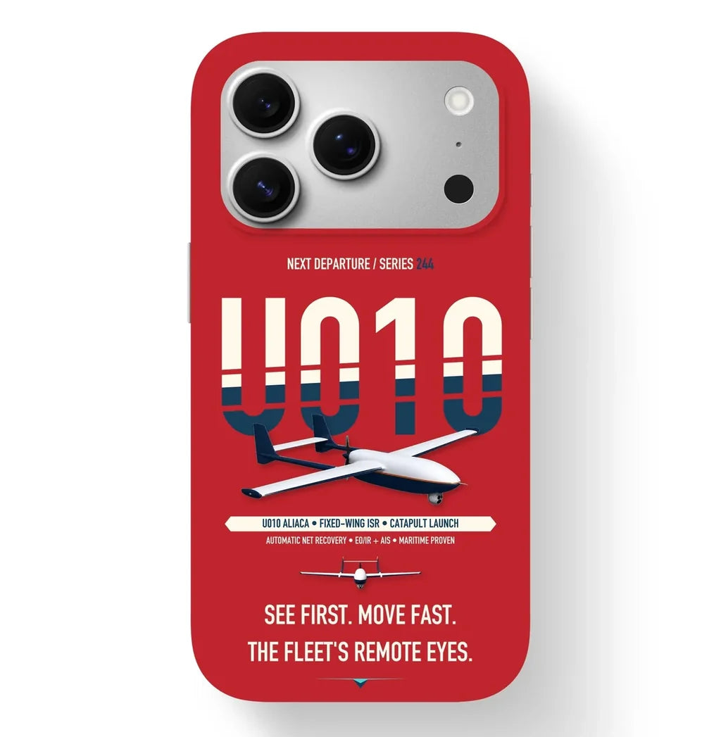 Airbus U010 Aliaca Fixed-wing Case design on red iphone case