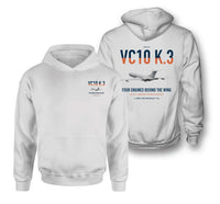 Thumbnail for Vickers VC10 K.3 design on white double-side hoodie, double-side print