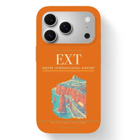 Thumbnail for Exeter Airport (EXT) design on orange iPhone 17 Pro MagSafe case
