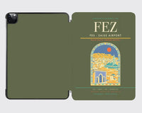 Thumbnail for Fes (FEZ) design on green army ipad tablet case
