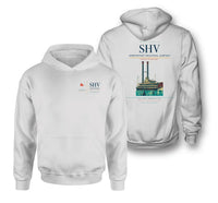 Thumbnail for Shreveport Regional Airport (SHV) design on white double-side hoodie