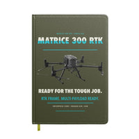 Thumbnail for DJI Matrice 300 RTK design on green army notebook
