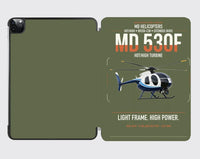 Thumbnail for MD Helicopters MD 530F design on green army ipad tablet case