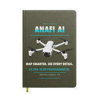 Thumbnail for Parrot ANAFI Ai design on green army notebook