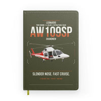 Thumbnail for Leonardo AW109SP GrandNew design on green army notebook