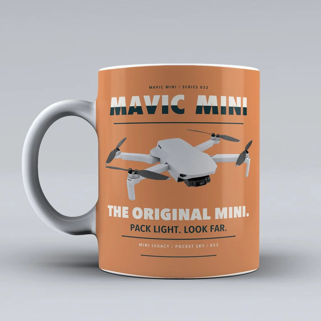 Mavic Mini Mug design on orange dji